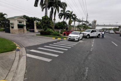 Diligencia. Pasadas las 08:00 en el sitio de la intervención ya no existía presencia de agentes de la Fiscalía o la Policía.