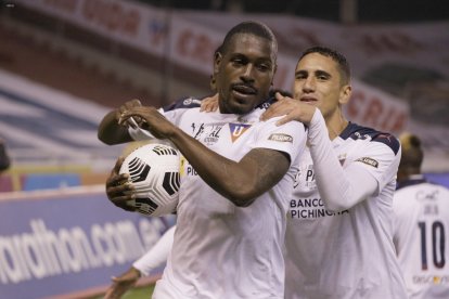 El zaguero Anderson Ordóñez, de 27 años, cumple con su cuarta temporada en Liga de Quito.