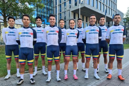 Ecuador tuvo su delegación más numerosa en un Mundial, con doce ciclistas en diferentes categorías.
