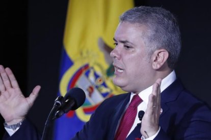 El presidente de Colombia, Iván Duque.