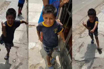 El niño peruano se hizo famoso por bailar a cambio de una moneda
