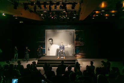 Pau Gasol, durante un acto celebrado en el Gran Teatro del Liceo de Barcelona en el que anunció este martes su retirada del baloncesto profesional a los 41 años.