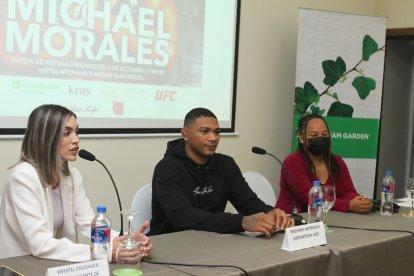 RUEDA DE PRENSA DEL ECUATORIANO MICHAEL MORALES EL NUEVO LUCHADOR DE UFC