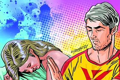 Su esposo es frío en la cama, pero ella 'calientita'.