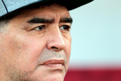 Diego Armando Maradona en una fotografía de archivoí. EFE/ Mahmoud Khaled