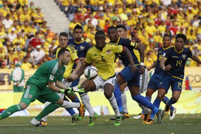 El 29 de marzo de 2016 fue la última vez que Colombia recibió a Ecuador en las eliminatorias. La Tri perdió 3-1.