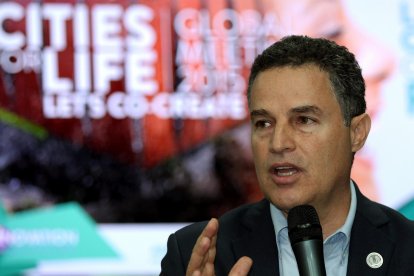 Fotografía de archivo del Gobernador de Antioquia, Aníbal Gaviria Correa.