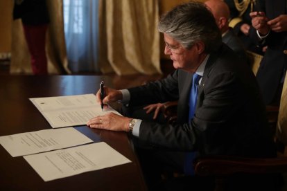 El presidente Guillermo Lasso habló de los proyectos de ley que se enviarán próximamente.