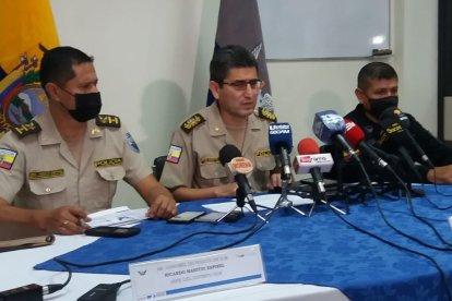 La Policía Nacional ofreció una rueda de prensa la mañana de hoy 19 de octubre.