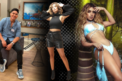 Don Day, Mare Cevallos y Andreina Bravo.