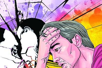 Hombre no encuentra el amor.