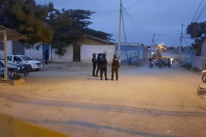 En este lugar se perpetró el asesinato de Byron Salinas.