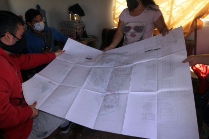 Los lotes ya habrían sido designados a sus dueños con planos.