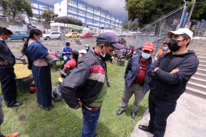 Los familiares de Jimmy Caiza tienen previsto llevar el cadáver a la comunidad de Cumandá, en Chimborazo.