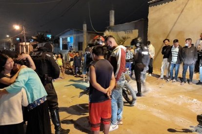 Dos noches después del crimen de Byron Salinas, dispararon donde velaban su cuerpo.