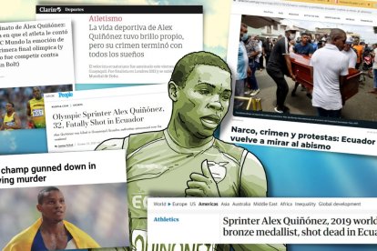 La prensa internacional también informó sobre lo acontecido a Quiñónez.