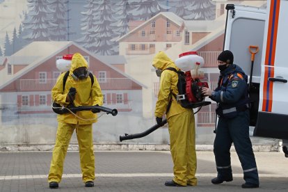 Personal aún mantiene las normas de bioseguridad.