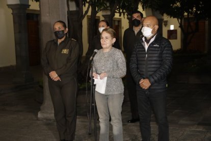 La ministra de Gobierno informó sobre lo sucedido.