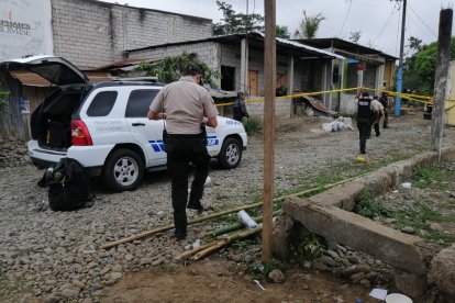 En este sitio de Quevedo se desarrolló el cruce de balas que duró varios minutos.
