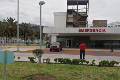 El herido fue llevado al hospital de Ambato, donde falleció.