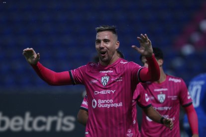 Jonathan Bauman, el goleador de Independiente y de LigaPro 2021, lleva 23 anotaciones. 
 Jonathan Bauman, el goleador de Independiente y de LigaPro 2021, lleva 23 anotaciones.