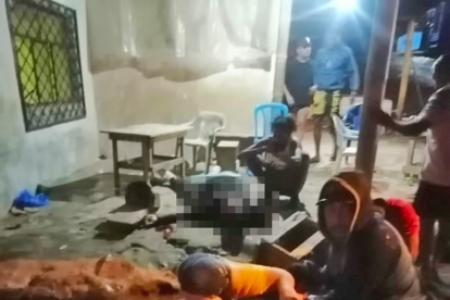 Luego de la balacera vinieron las muestras de espanto y dolor, por parte