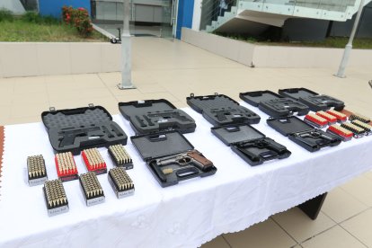 El armamento provenía de la provincia de Santo Domingo de los Tsáchilas.