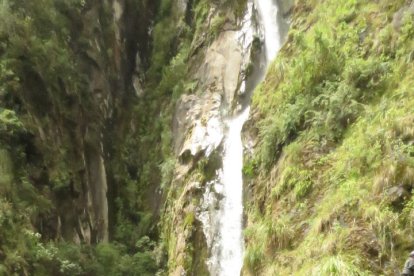 La caída del agua se convirtió en un lugar preferido para el turismo local.