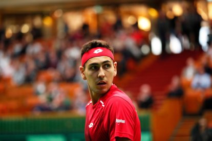 El tenista chileno Alejandro Tabilo se clasificó a la final del torneo que se juega en el Club Nacional.