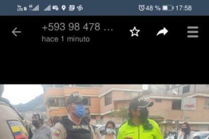 El presunto ladrón quedó tendido en el piso luego de la golpiza.