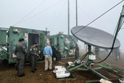 El ministro de Defensa llegó a la zona del radar el lunes 9 de noviembre de 2021.