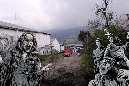 En este camino fue donde se registró el video de La Llorona.