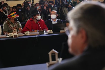 Las negociaciones entre la Conaie y el gobierno continúan