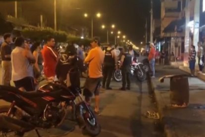 El atentado se ejecutó en la calle 25 de Agosto.
