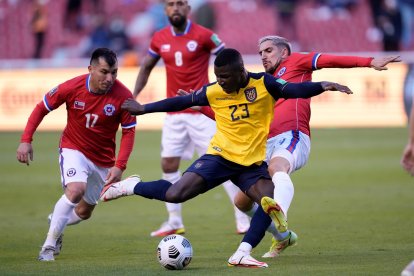 El combinado de Ecuador igualó de local sin goles ante Chile, en el duelo que se dio en Quito el pasado 5 de septiembre.