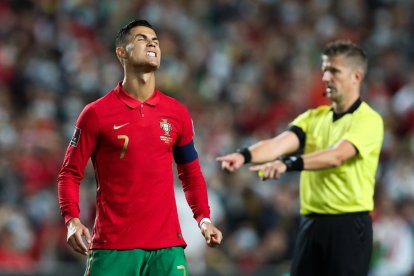 Cristiano Ronaldo se jugará en la repesca su presencia y la de Portugal en el Mundial Catar 2022.