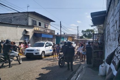 En este inmueble en el sur de Guayaquil fueron asesinadas dos personas.