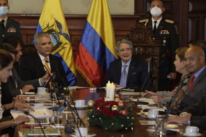 Lasso y Duque se reunieron este domingo.