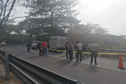 El hecho se registró en el intercambiador de vía a la costa con la Perimetral.