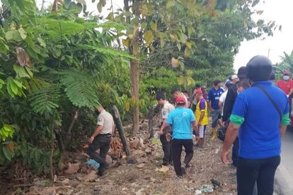 Así fue hallado Camilo Guillermo Muñoz Rocafuerte.