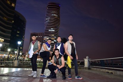 Integrantes de la agrupación Millenium.