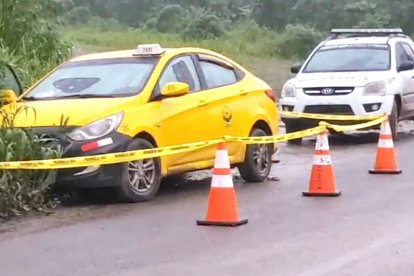 Los gendarmes aislaron únicamente el espacio donde estaba el automotor.