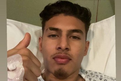 Jeremy Sarmiento fue operado por un desgarro muscular en su pierna izquierda.