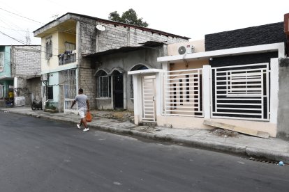 En este sector, de la cooperativa Santiaguito Roldós, fue atacado el gendarme.