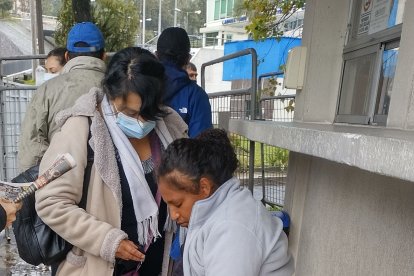 La madre del infante se desmayó en el anfiteatro.