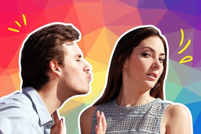 Lo rechaza aunque esté enamorado de ella.