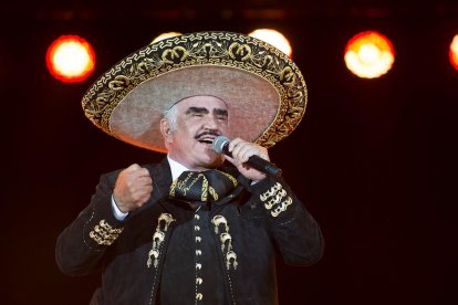 El cantante mexicano Vicente Fernández, en una fotografía de archivo.