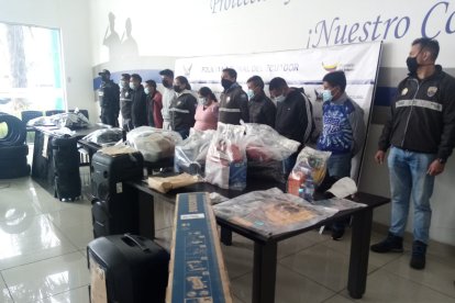 Cinco de los siete detenidos tienen antecedentes penales por varias causas