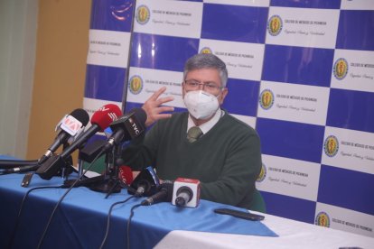 Rueda de prensa del Colegio de Médicos de Pichinch