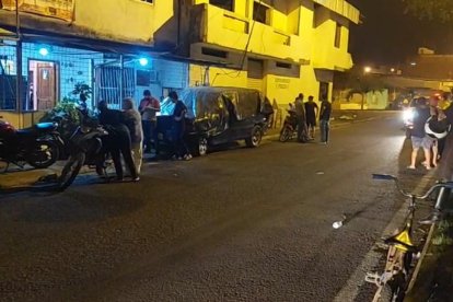 En esta vivienda ingresaron dos sicarios para matar a Henry González.